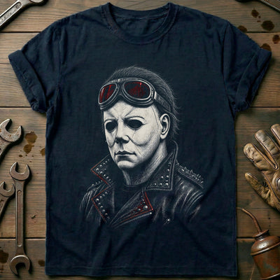 Coverall Etched Motorcycle T-Shirt EU Gift For Biker