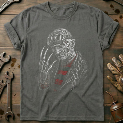 Clawed Etched Motorcycle T-Shirt US Gift For Biker