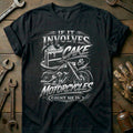 Cake and Motorcycles Airbrush T-Shirt AU Gift For Biker