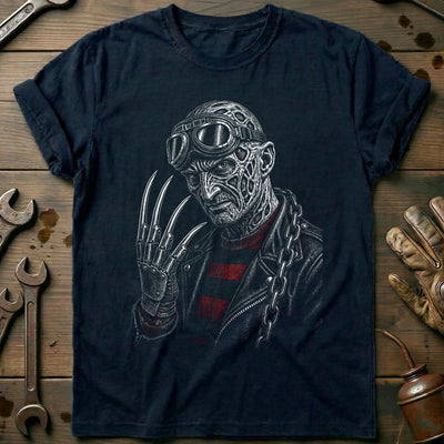 Clawed Etched Motorcycle T-Shirt GC Gift For Biker