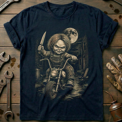 Doll Scene Motorcycle T-Shirt AU Gift For Biker