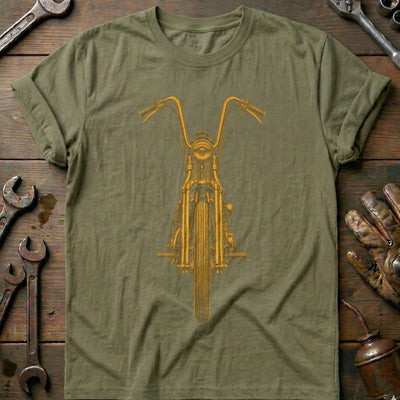 Chopper Motorcycle T-Shirt Gift For Biker