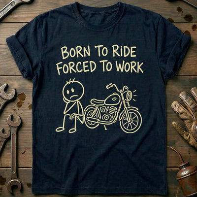 Born to Ride Motorcycle T-Shirt Gift For Biker