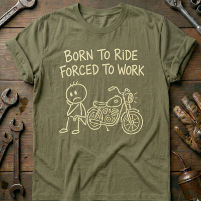 Born to Ride Motorcycle T-Shirt Gift For Biker