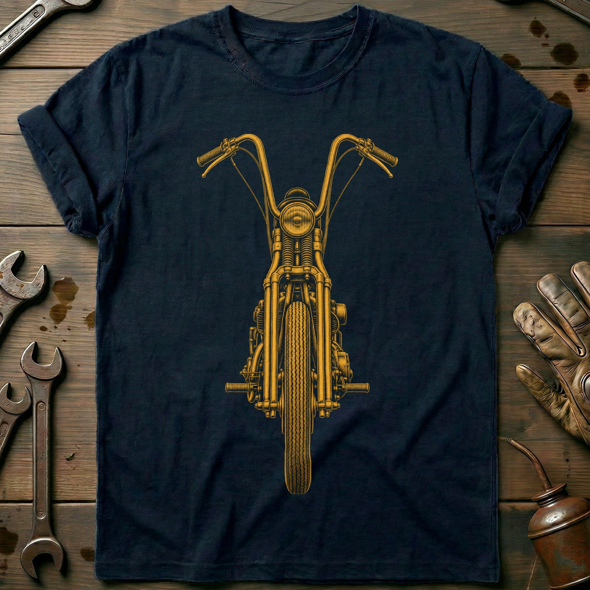 Chopper Motorcycle T-Shirt AU Gift For Biker