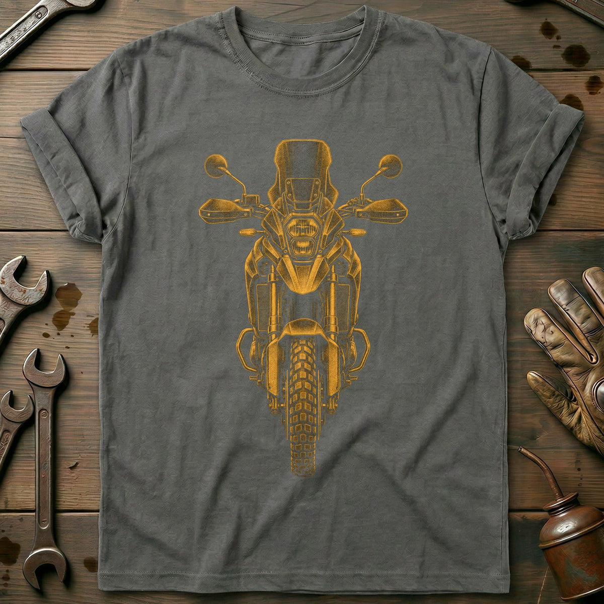 Adventure Motorcycle T-Shirt GC Gift For Biker