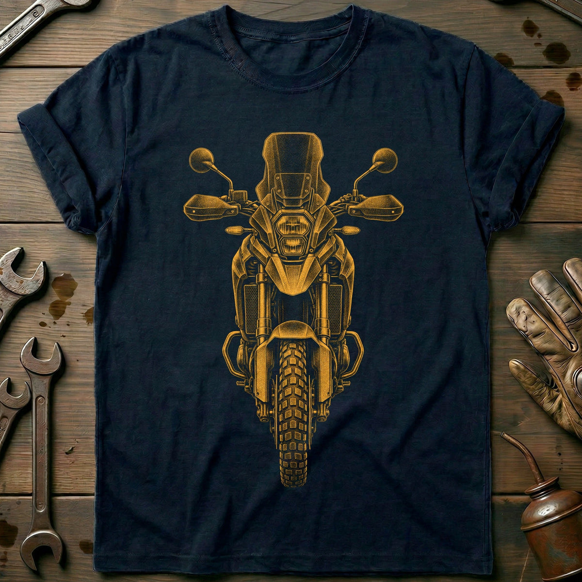 Adventure Motorcycle T-Shirt GC Gift For Biker