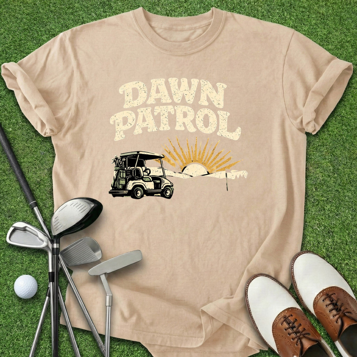 Dawn Patrol T-Shirt Gift For Golfer
