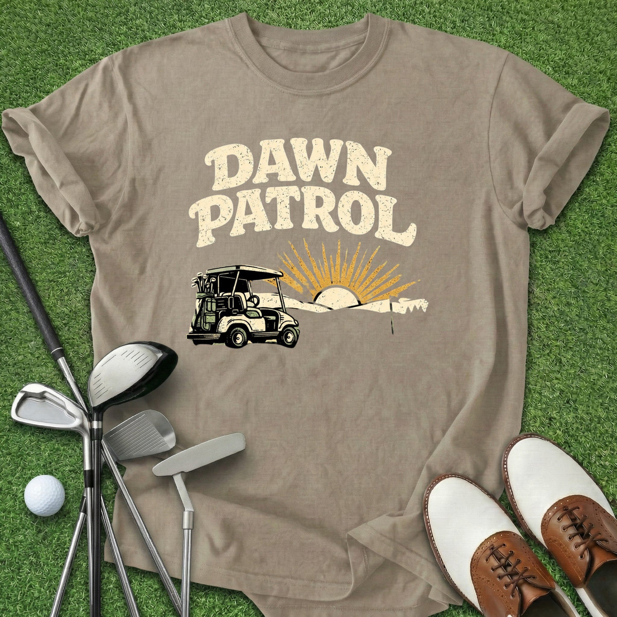 Dawn Patrol T-Shirt Gift For Golfer