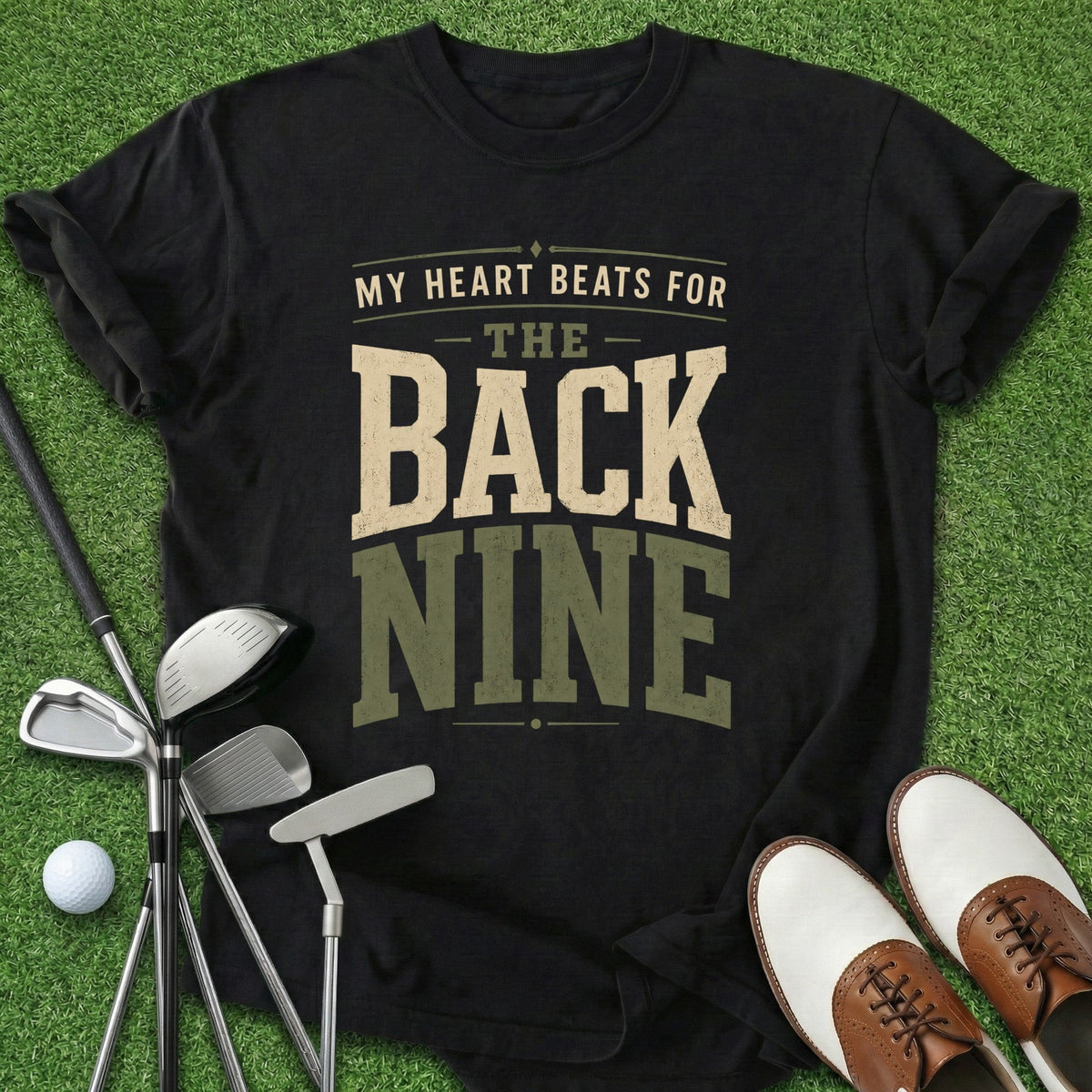 Back Nine T-Shirt Gift For Golfer