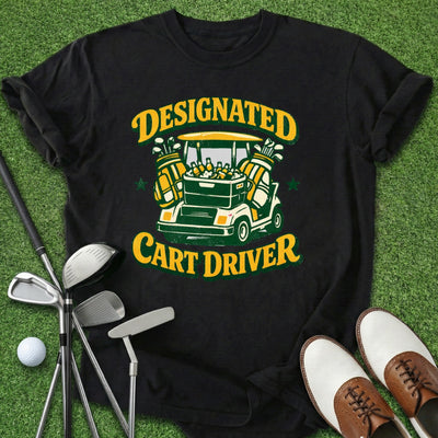 Designated Cart Driver T-Shirt Gift For Golfer