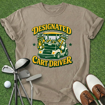 Designated Cart Driver T-Shirt Gift For Golfer
