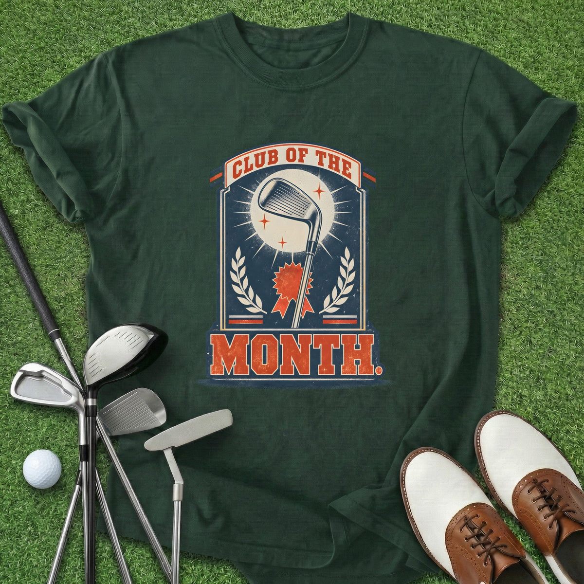 Club Of The Month T-Shirt Gift For Golfer