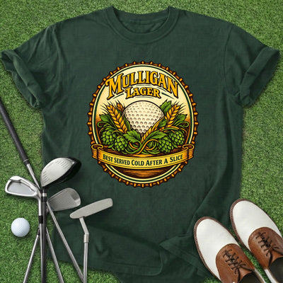 Mulligan Lager T-Shirt Gift For Golfer
