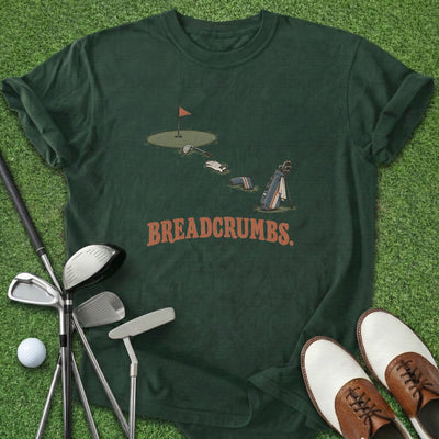 Breadcrumbs T-Shirt Gift For Golfer
