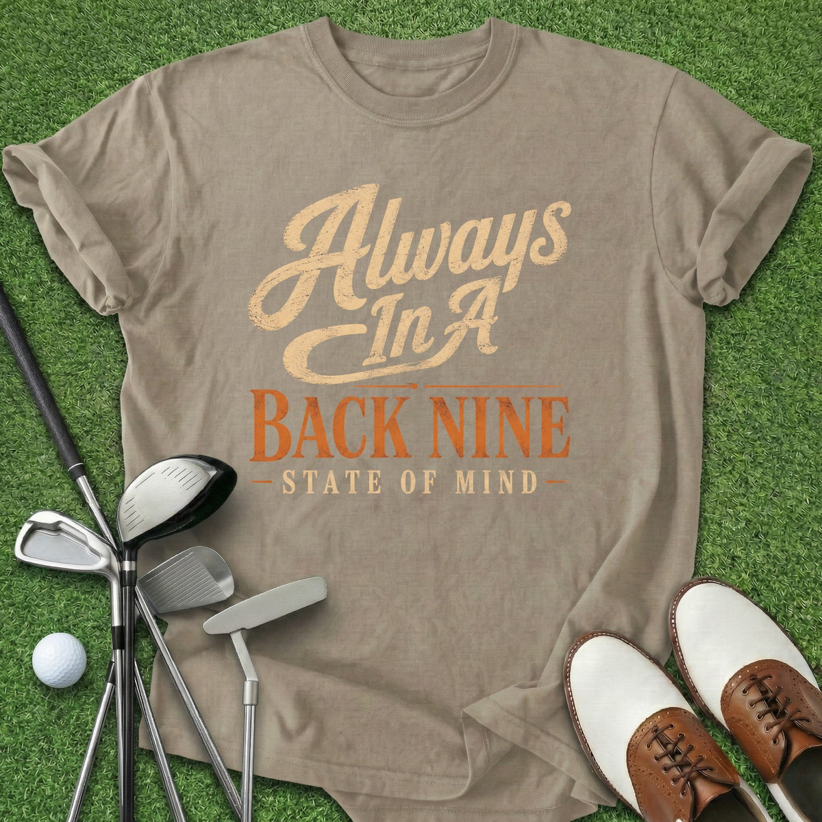 State Of Mind T-Shirt Gift For Golfer