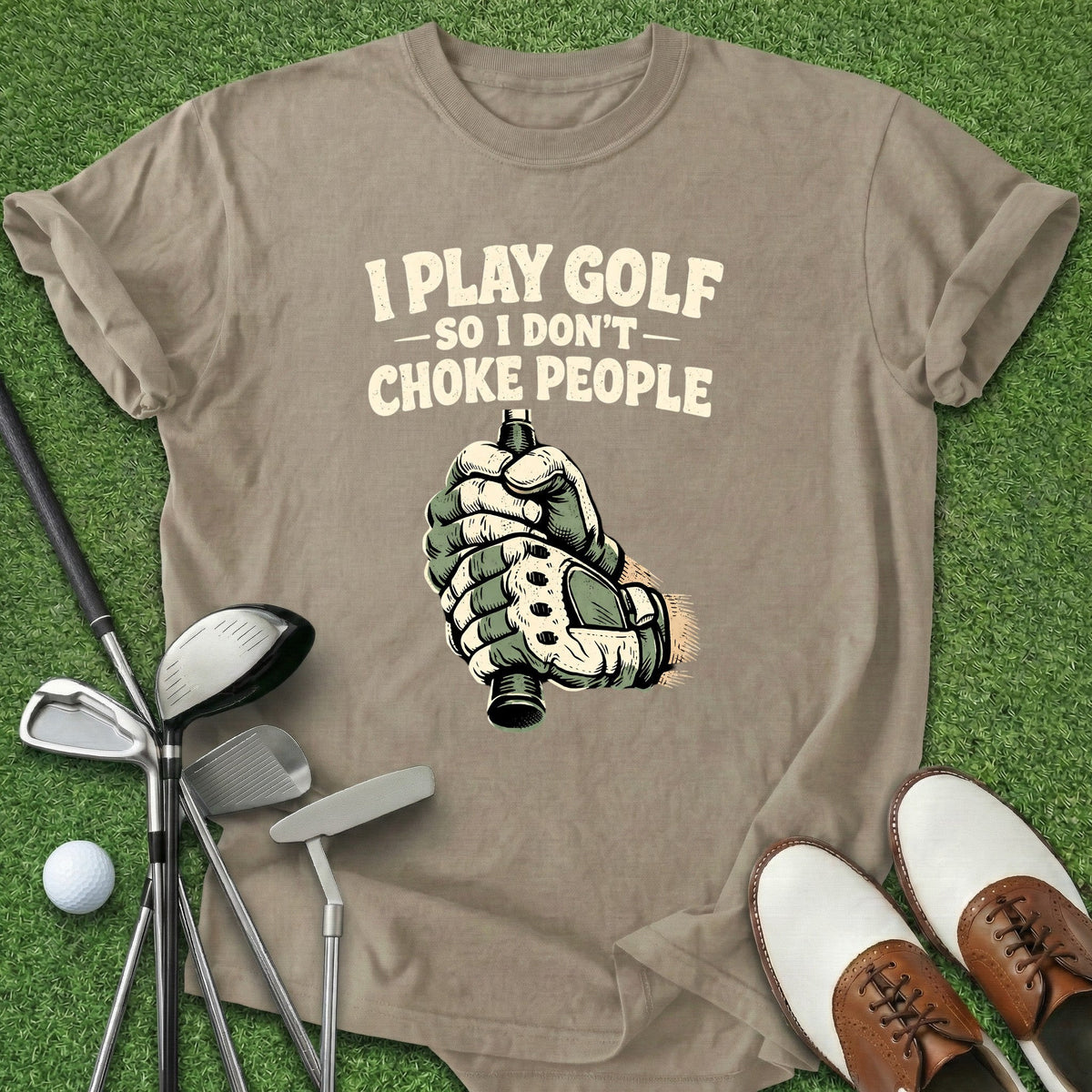 Don't Choke T-Shirt Gift For Golfer