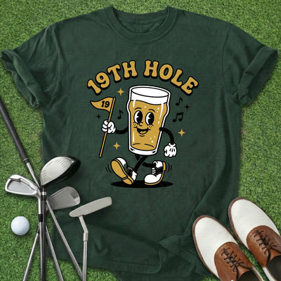 19th Hole T-Shirt Gift For Golfer