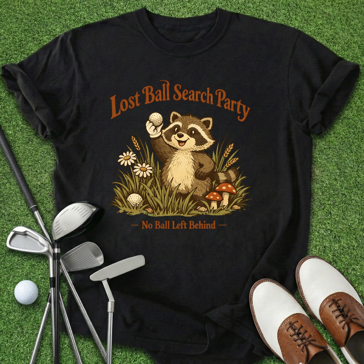 Search Party T-Shirt Gift For Golfer