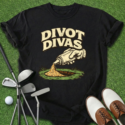 Divot Divas T-Shirt Gift For Golfer
