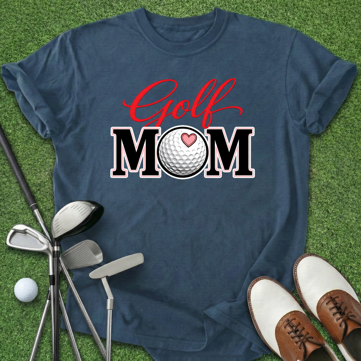 Golf Mom T-Shirt Gift For Golfer