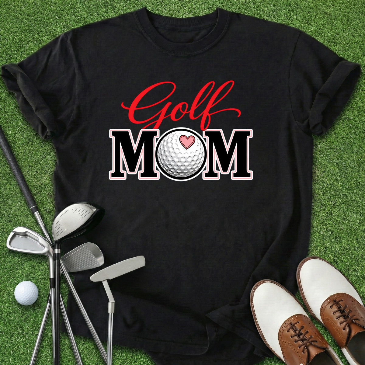 Golf Mom T-Shirt Gift For Golfer