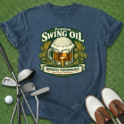 Swing Oil T-Shirt Gift For Golfer
