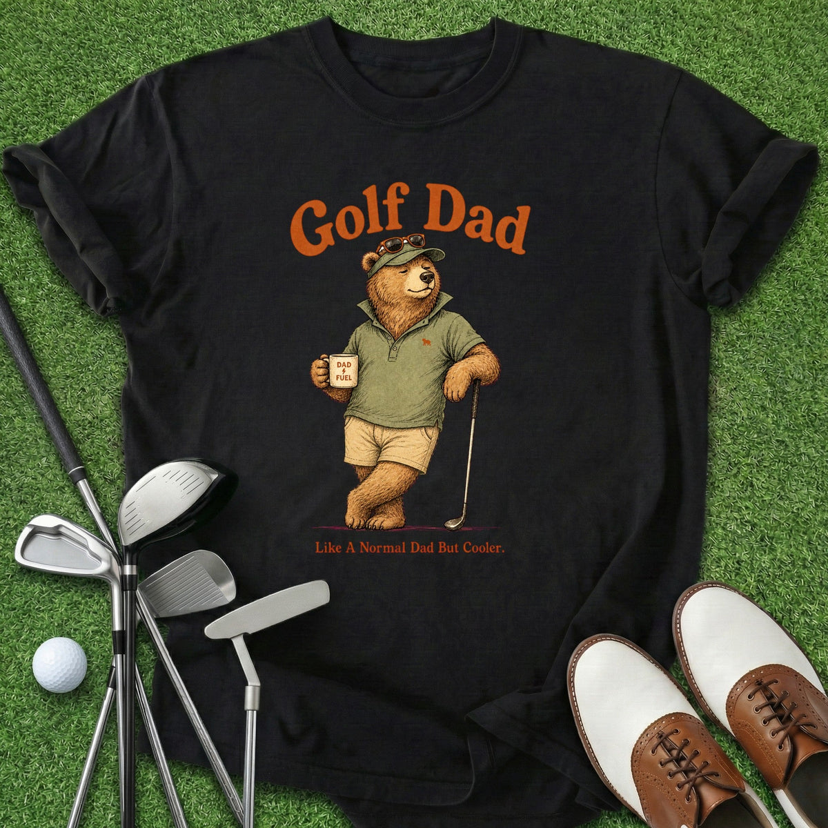 Golf Dad T-Shirt Gift For Golfer