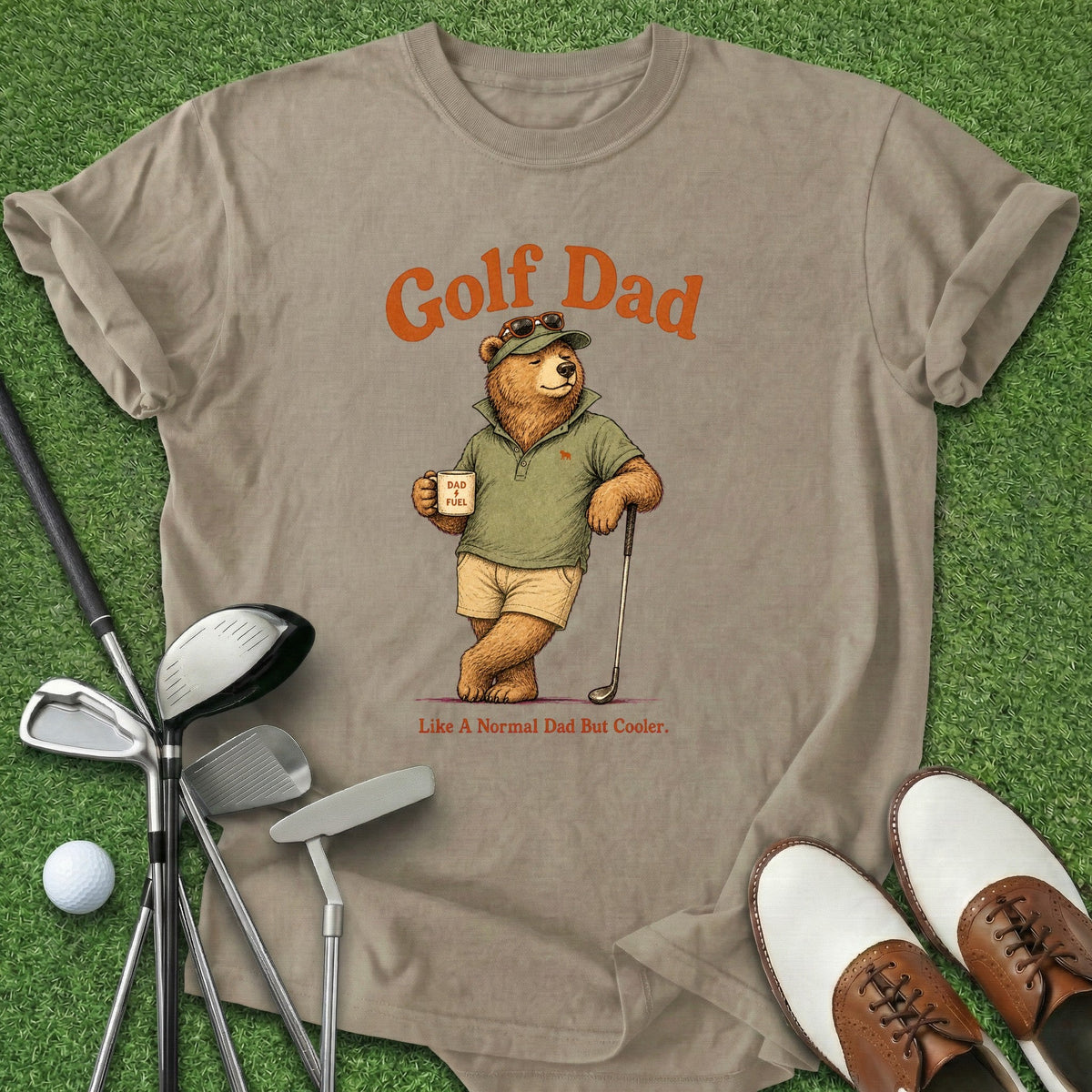 Golf Dad T-Shirt Gift For Golfer