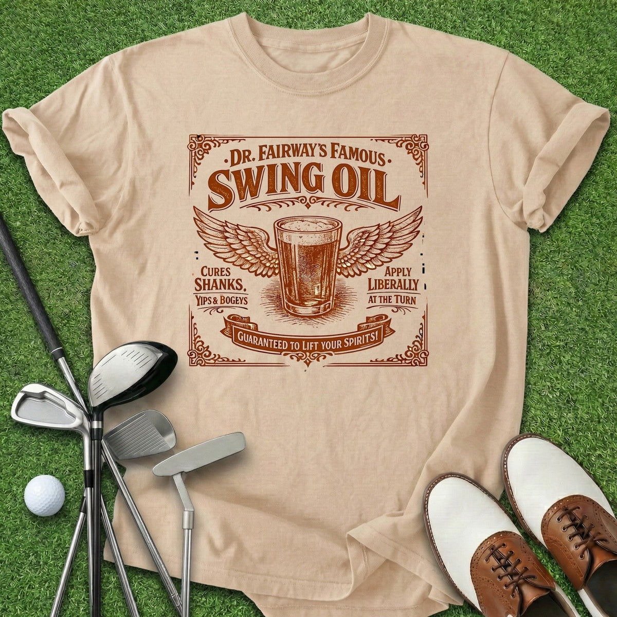 Dr Fairway T-Shirt Gift For Golfer