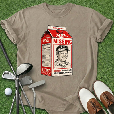 Missing T-Shirt Gift For Golfer