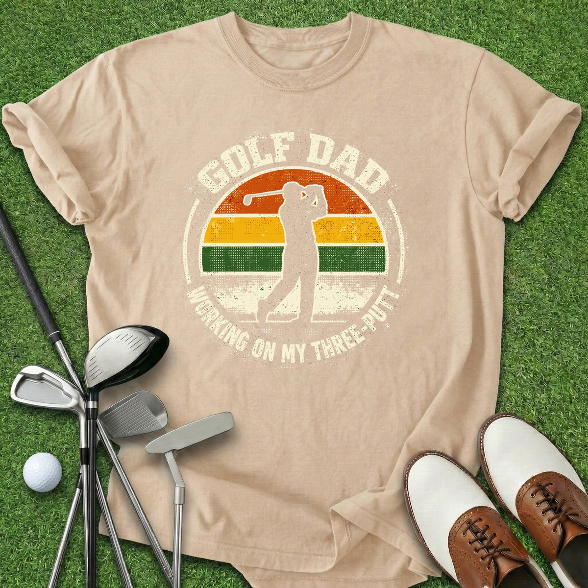 Golf Dad T-Shirt Gift For Golfer