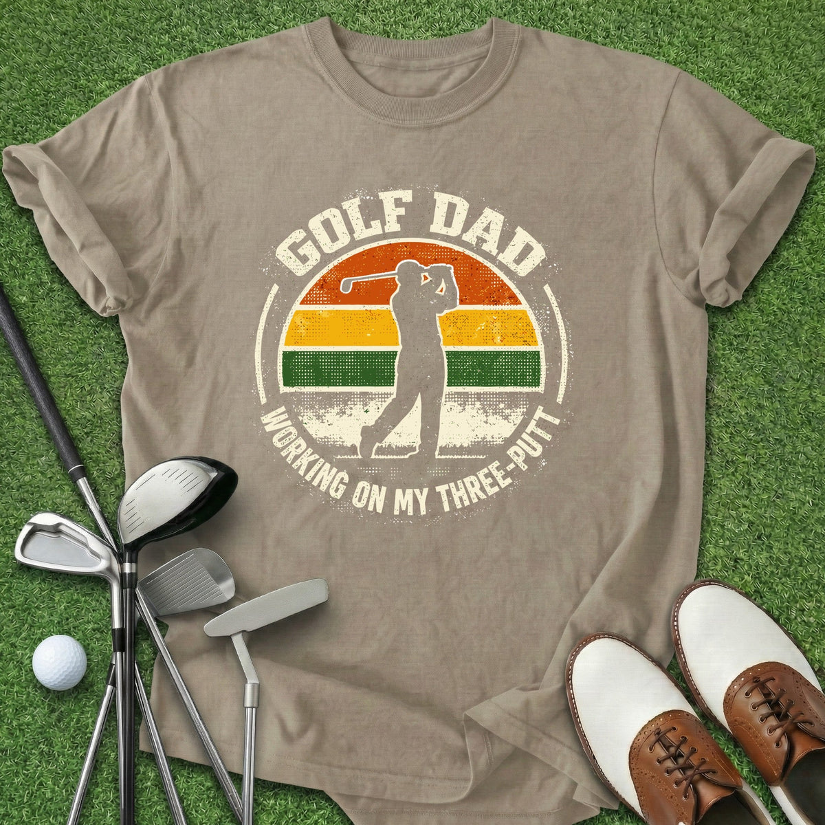 Golf Dad T-Shirt Gift For Golfer