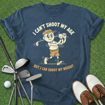 Shoot My Weight T-Shirt Gift For Golfer