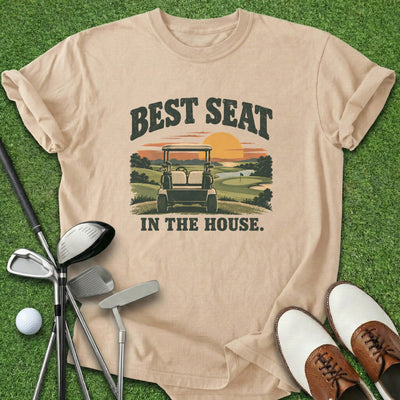 Best Seat T-Shirt Gift For Golfer