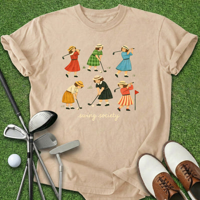 Swing Society T-Shirt Gift For Golfer