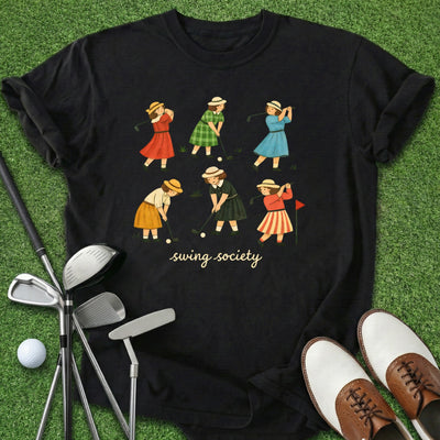 Swing Society T-Shirt Gift For Golfer