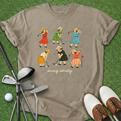 Swing Society T-Shirt Gift For Golfer