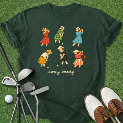 Swing Society T-Shirt Gift For Golfer