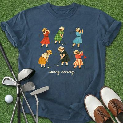 Swing Society T-Shirt Gift For Golfer