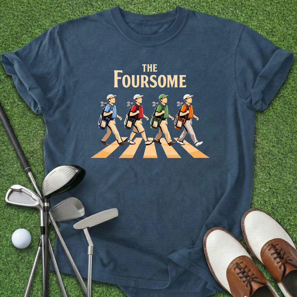 The Foursome T-Shirt Gift For Golfer
