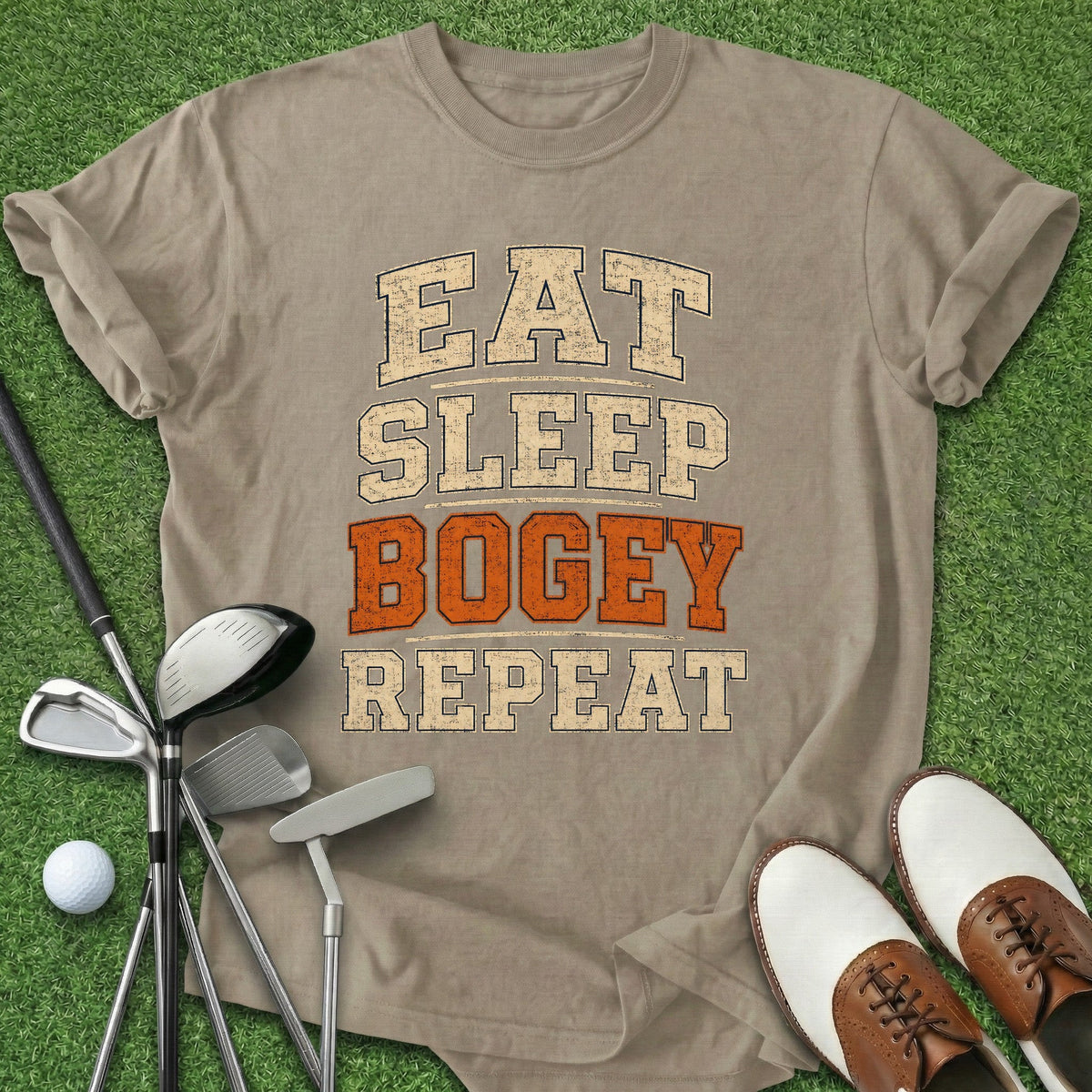 Eat Sleep Bogey T-Shirt Gift For Golfer