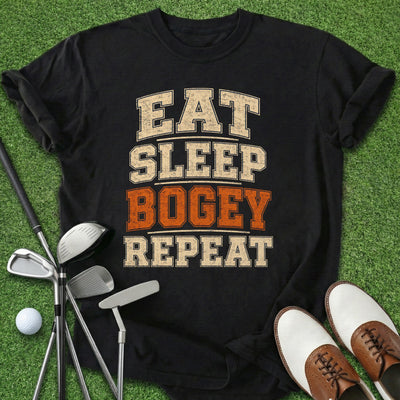 Eat Sleep Bogey T-Shirt Gift For Golfer