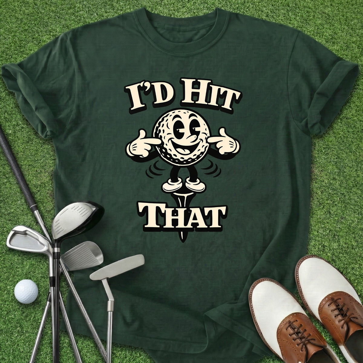 I'd Hit That T-Shirt Gift For Golfer