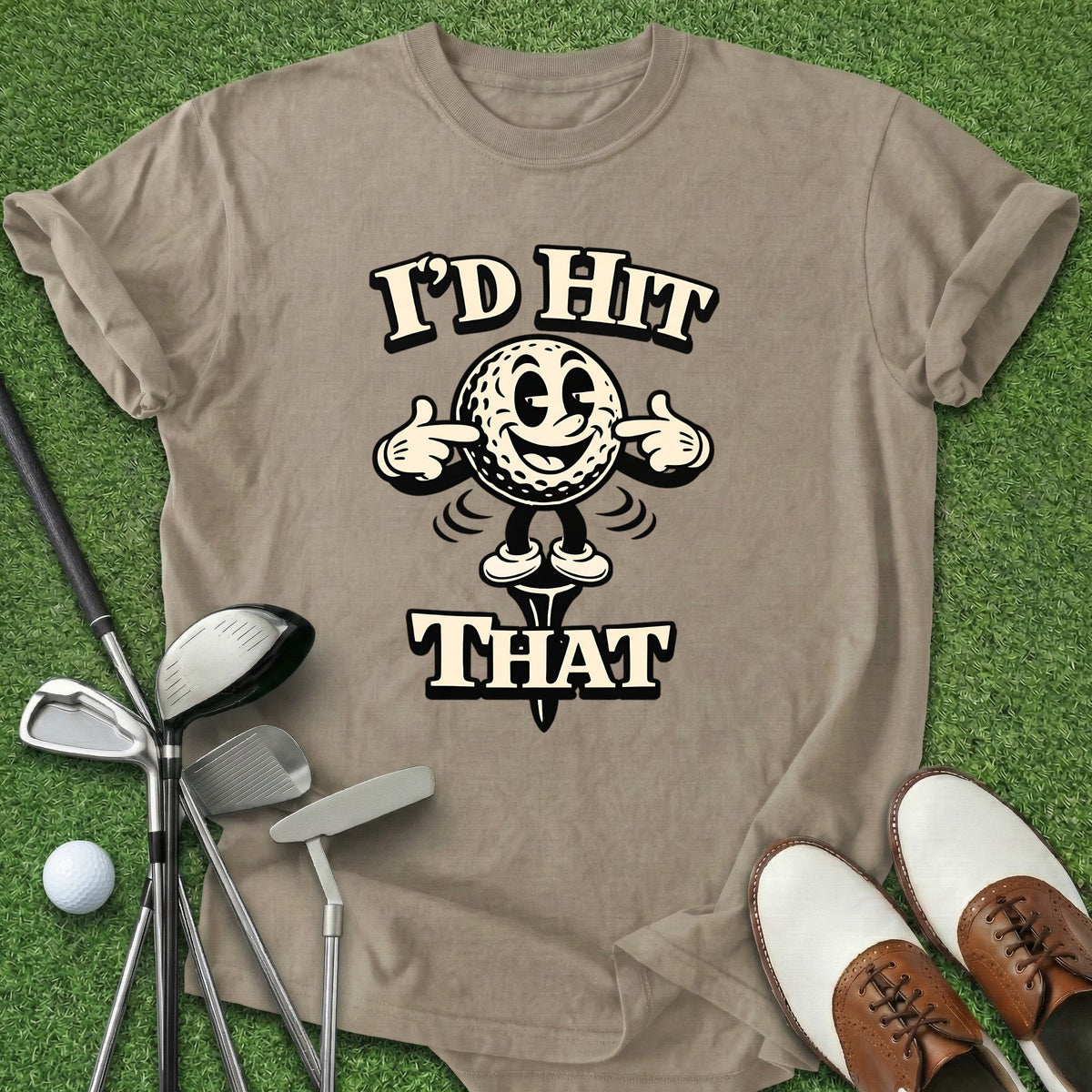 I'd Hit That T-Shirt Gift For Golfer