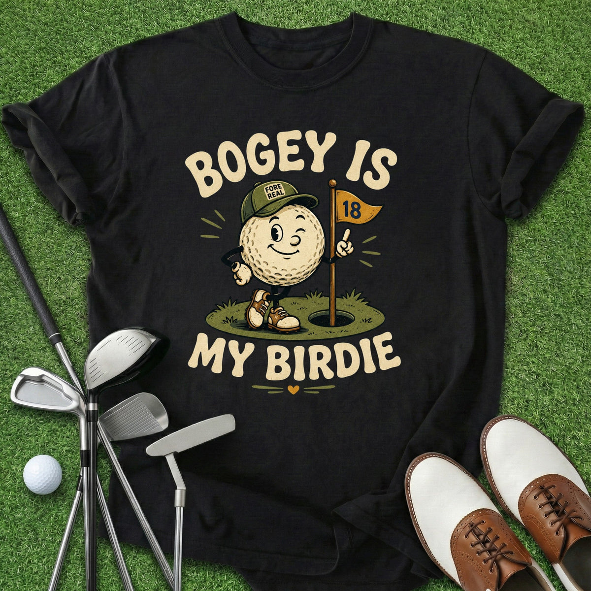 Bogey Is My Birdie T-Shirt Gift For Golfer