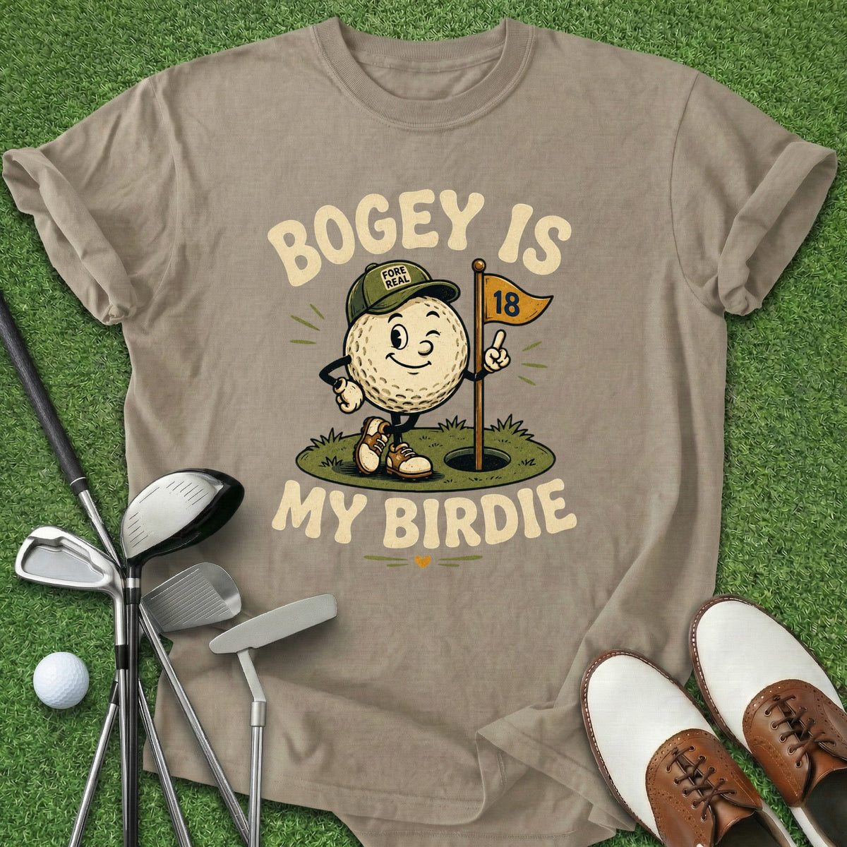 Bogey Is My Birdie T-Shirt Gift For Golfer