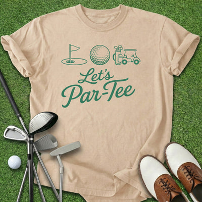 Let's Par-Tee T-Shirt Gift For Golfer