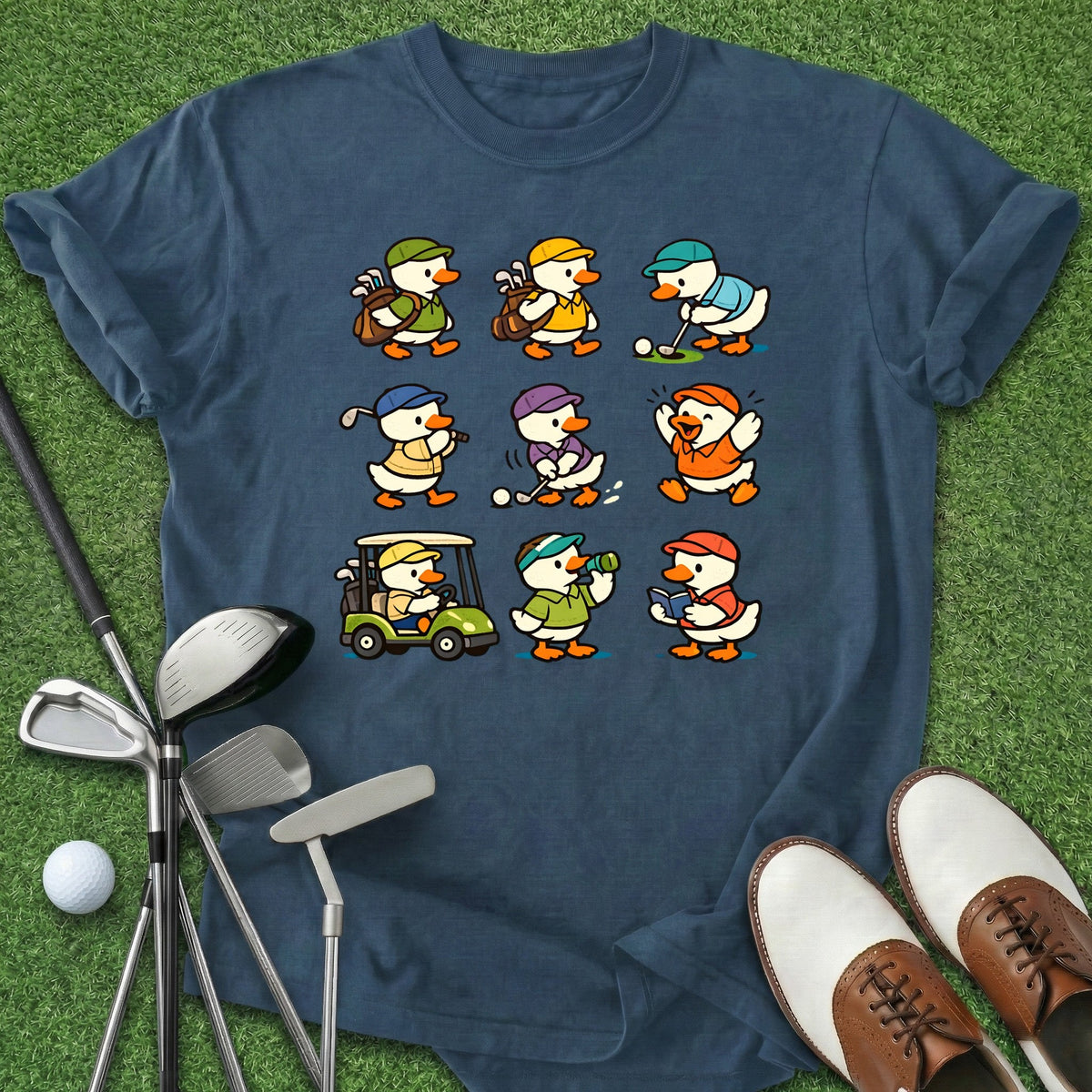 Golf Duck T-Shirt Gift For Golfer