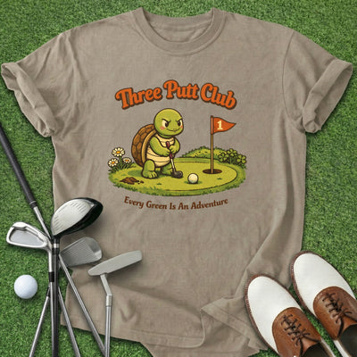 Three Putt Club T-Shirt Gift For Golfer
